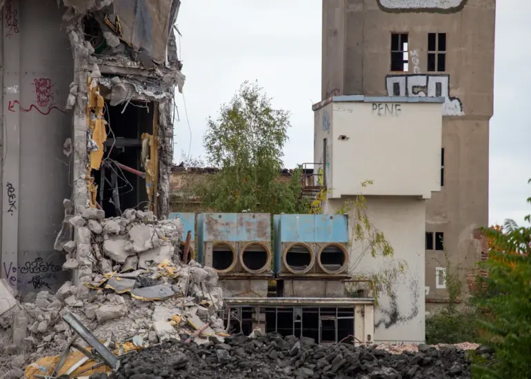 Blick auf Maschinenraum vom Schlachthof Erfurt 2025